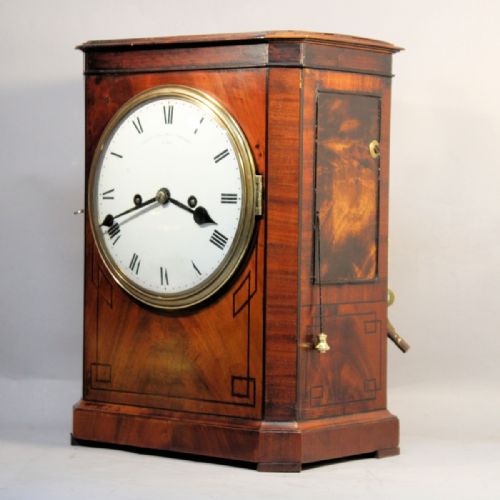 GRANT FLEET STREET ENAMEL DIAL BRACKET CLOCK - ADDITIONAL PHOTO 1