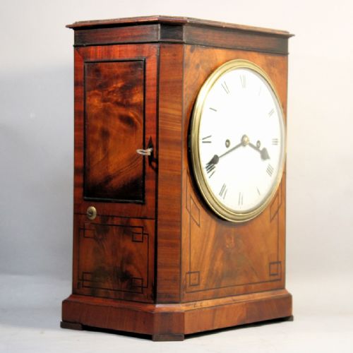 GRANT FLEET STREET ENAMEL DIAL BRACKET CLOCK - ADDITIONAL PHOTO 2