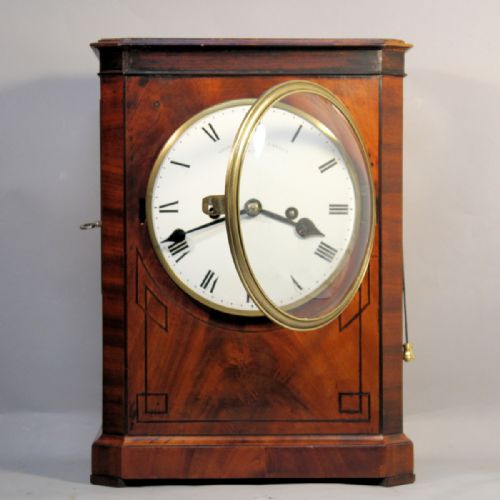GRANT FLEET STREET ENAMEL DIAL BRACKET CLOCK - ADDITIONAL PHOTO 3