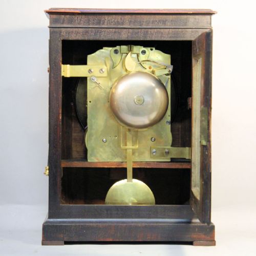 GRANT FLEET STREET ENAMEL DIAL BRACKET CLOCK - ADDITIONAL PHOTO 5