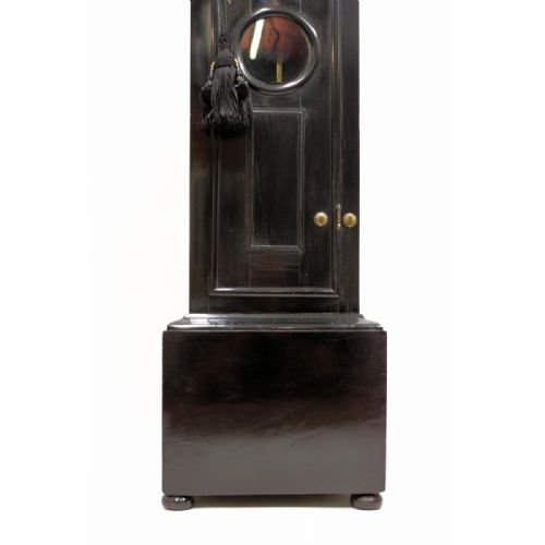 A FINE AND EARLY ENGLISH PANELLED EBONY LONGCASE CLOCK BY JOHN DREW LONDON CIRCA 1685 LONG CASE - ADDITIONAL PHOTO 1