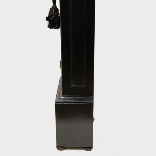 A FINE AND EARLY ENGLISH PANELLED EBONY LONGCASE CLOCK BY JOHN DREW LONDON CIRCA 1685 LONG CASE - ADDITIONAL PHOTO 14