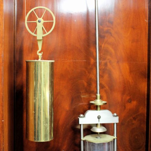 A GOOD ENGLISH REGULATOR LONGCASE CLOCK IN AN ARCHED MAHOGANY CASE CIRCA MID 19TH CENTURY LONG CASE - ADDITIONAL PHOTO 4