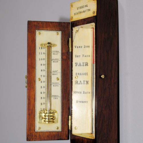 ENGLISH 'CAMPAIGN' STICK BAROMETER - ADDITIONAL PHOTO 7