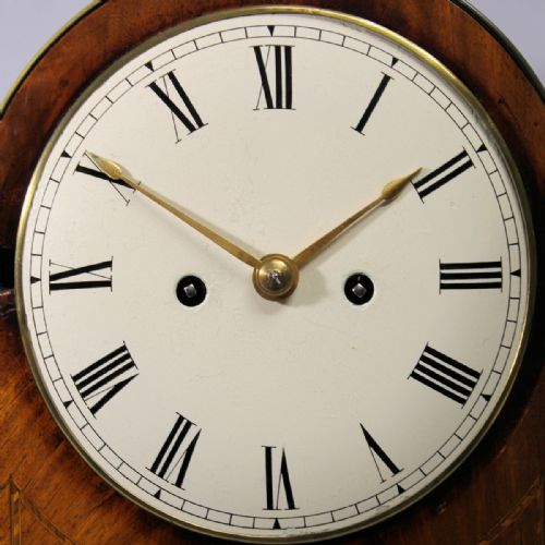 REGENCY BRACKET CLOCK HAVING A MAHOGANY ARCHED TOP CASE CIRCA 1810 - ADDITIONAL PHOTO 6