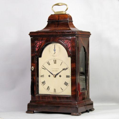 GEORGIAN BELL TOP BRACKET CLOCK BY WATSON LONDON CIRCA 1790 - ADDITIONAL PHOTO 1