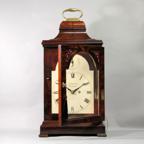 GEORGIAN BELL TOP BRACKET CLOCK BY WATSON LONDON CIRCA 1790 - ADDITIONAL PHOTO 3