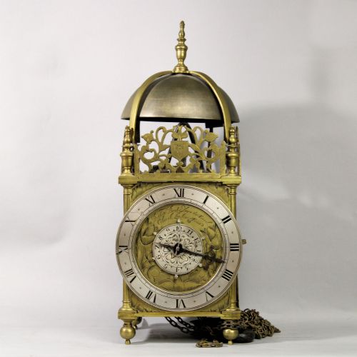 richard beck lantern clock circa 1655 - CATEGORY: ANTIQUE CLOCKS - DATED 17TH CENTURY