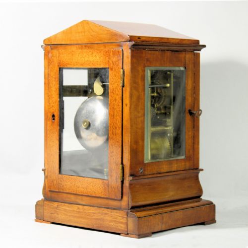 BARRAUD LUND NO 1707 SMALL 4GLASS STRIKING LIBRARY MANTEL CLOCKCIRCA 1840 - ADDITIONAL PHOTO 10