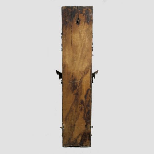 BLACK DIAL ENGLISH TAVERN OR ACT OF PARLIAMENT WALL CLOCK BY WILLIAM STEVENS OF CIRENCESTERCIRCA 1775 - ADDITIONAL PHOTO 6