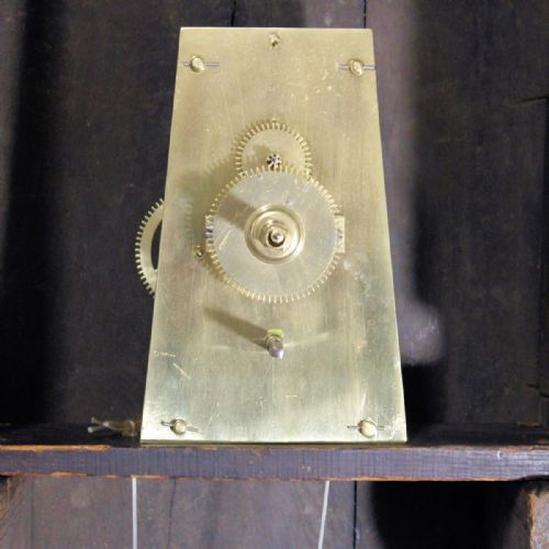 BLACK DIAL ENGLISH TAVERN OR ACT OF PARLIAMENT WALL CLOCK BY WILLIAM STEVENS OF CIRENCESTERCIRCA 1775 - ADDITIONAL PHOTO 9