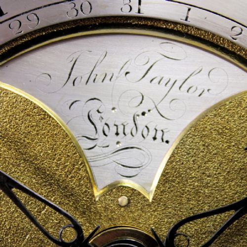 JOHN TAYLOR LONDON VERGE BRACKET CLOCK IN EBONISED BELLTOP CASECIRCA 1780 - ADDITIONAL PHOTO 4
