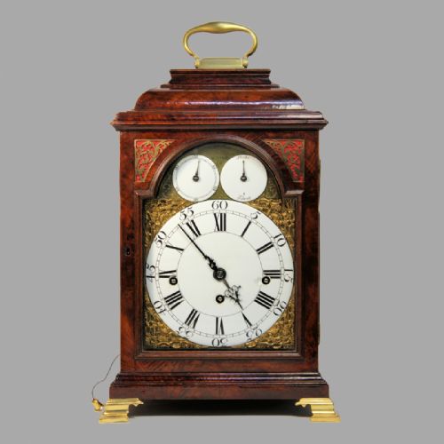 A FINE QUARTER CHIMING VERGE ESCAPEMENT TABLE CLOCKBY BENJAMIN GRAY JUSTIN VULLIAMYCIRCA 1760 - ADDITIONAL PHOTO 1