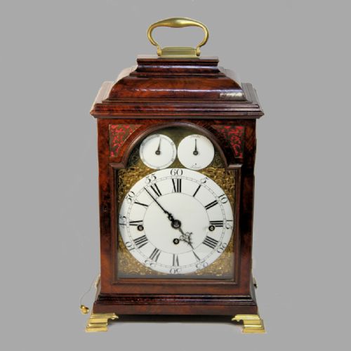 A FINE QUARTER CHIMING VERGE ESCAPEMENT TABLE CLOCKBY BENJAMIN GRAY JUSTIN VULLIAMYCIRCA 1760 - ADDITIONAL PHOTO 2