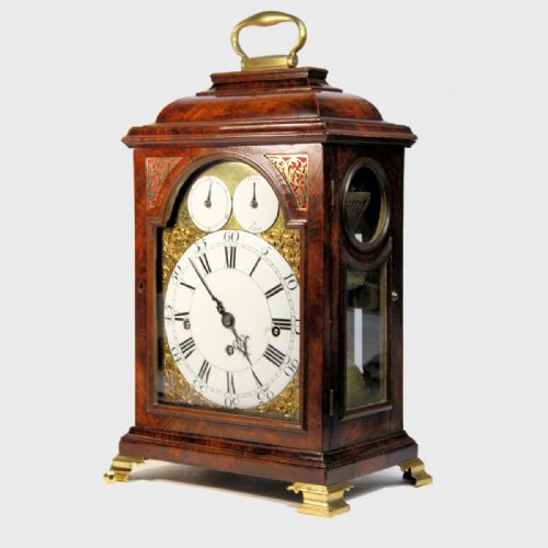 A FINE QUARTER CHIMING VERGE ESCAPEMENT TABLE CLOCKBY BENJAMIN GRAY JUSTIN VULLIAMYCIRCA 1760 - ADDITIONAL PHOTO 3