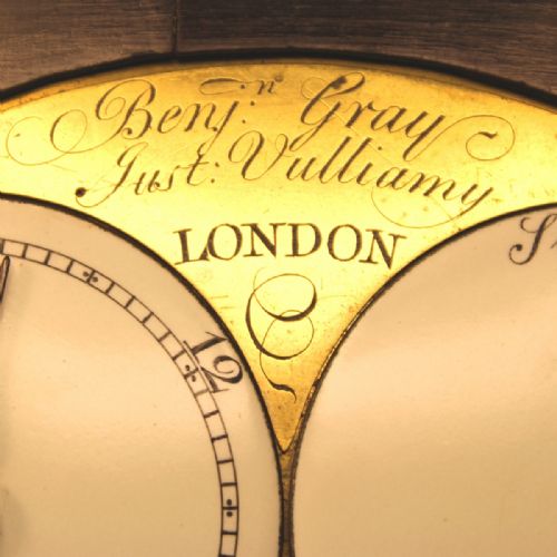 A FINE QUARTER CHIMING VERGE ESCAPEMENT TABLE CLOCKBY BENJAMIN GRAY JUSTIN VULLIAMYCIRCA 1760 - ADDITIONAL PHOTO 8