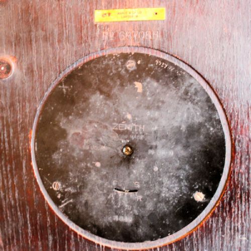 ZENITH SOLID OAK 18 DAY CENTRE WIND BOWED DIAL WALL TIMEPIECECIRCA 1930'S - ADDITIONAL PHOTO 6