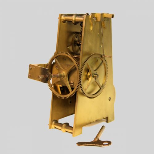 ENGLISH DROPDIAL WALL CLOCK WITH SIDEWINDING FUSEE MOVEMENT WOODEN DIAL AND THWAITES MOVEMENTCIRCA 1802 - ADDITIONAL PHOTO 13