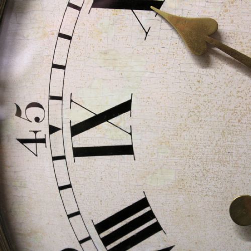 SMALL MAHOGANY TAVERN CLOCK WITH A WHITE WOODEN DIAL BY THOMAS FIELD OF BATHCIRCA 1790 - ADDITIONAL PHOTO 7