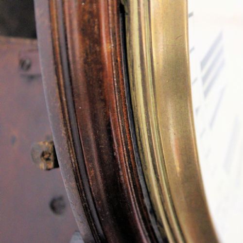 SMALL MAHOGANY TAVERN CLOCK WITH A WHITE WOODEN DIAL BY THOMAS FIELD OF BATHCIRCA 1790 - ADDITIONAL PHOTO 9