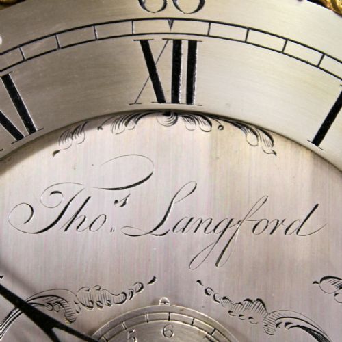 ENGLISH VERGE ESCAPEMENT EBONISED BRACKET CLOCK WITH PHASESOFTHEMOON AND ALARUM CIRCA 1785 - ADDITIONAL PHOTO 7