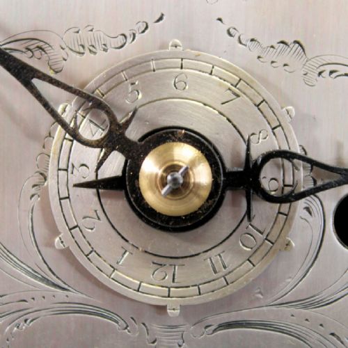 ENGLISH VERGE ESCAPEMENT EBONISED BRACKET CLOCK WITH PHASESOFTHEMOON AND ALARUM CIRCA 1785 - ADDITIONAL PHOTO 8