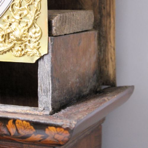 A FINE 17TH CENTURY WALNUT AND MARQUETRY LONGCASE CLOCK BY JOHN EBSWORTH LONDON LONG CASECIRCA 1690 - ADDITIONAL PHOTO 9