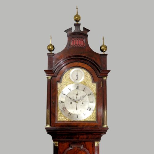 A GOOD GEORGE III PERIOD LONDON MAHOGANY LONGCASE CLOCK BY WILLIAMS LONG CASECIRCA 1780 - ADDITIONAL PHOTO 1