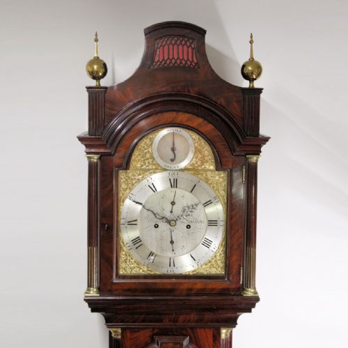 A GOOD GEORGE III PERIOD LONDON MAHOGANY LONGCASE CLOCK BY WILLIAMS LONG CASECIRCA 1780 - ADDITIONAL PHOTO 7