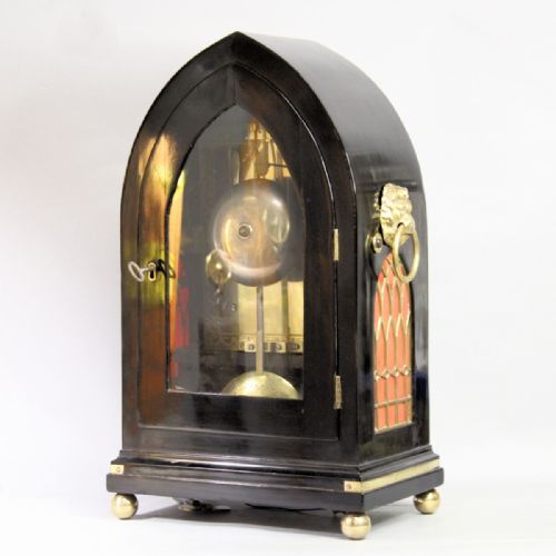 LANCET SHAPED STRIKING BRACKET CLOCK WITH RARE FEATURE BY JOHN THWAITES OF CLERKENWELLCIRCA 1809 - ADDITIONAL PHOTO 9