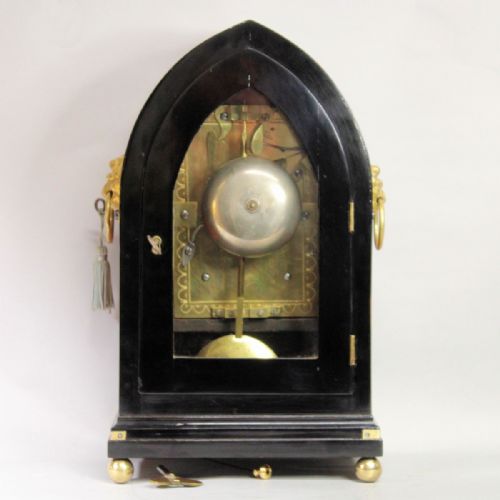 LANCET SHAPED STRIKING BRACKET CLOCK WITH RARE FEATURE BY JOHN THWAITES OF CLERKENWELLCIRCA 1809 - ADDITIONAL PHOTO 10