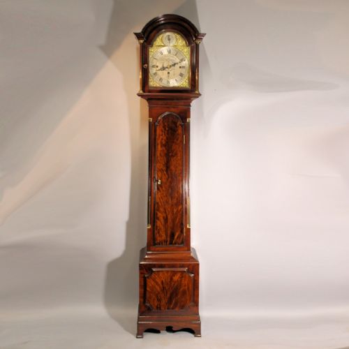 MINIATURE CHIMING MAHOGANY LONGCASE CLOCK BY EDWARD FUNNELL LONG CASECIRCA 1865 - ADDITIONAL PHOTO 7