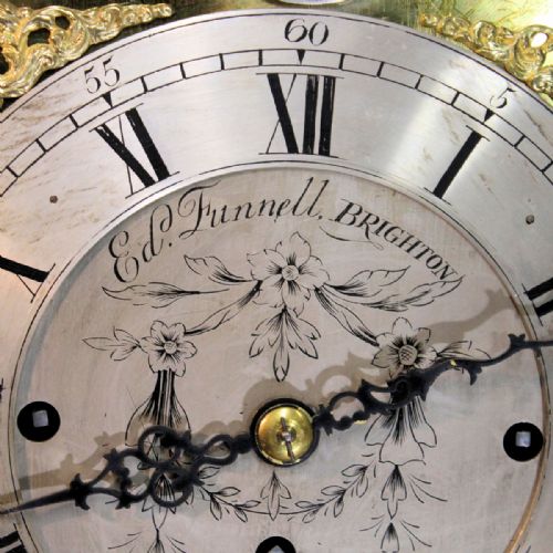 MINIATURE CHIMING MAHOGANY LONGCASE CLOCK BY EDWARD FUNNELL LONG CASECIRCA 1865 - ADDITIONAL PHOTO 1