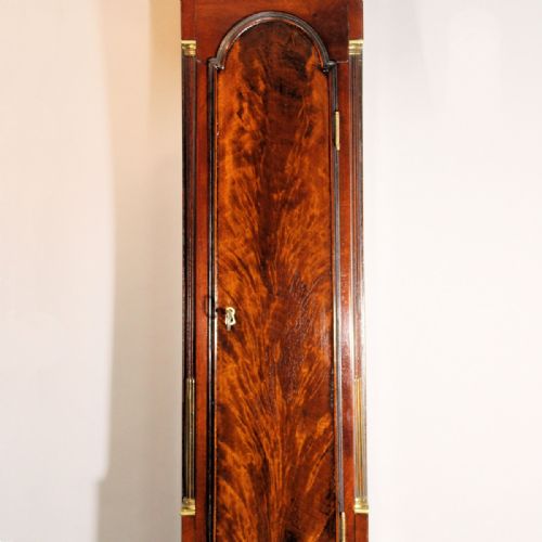 MINIATURE CHIMING MAHOGANY LONGCASE CLOCK BY EDWARD FUNNELL LONG CASECIRCA 1865 - ADDITIONAL PHOTO 4