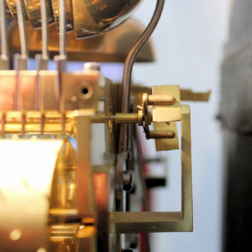 MINIATURE CHIMING MAHOGANY LONGCASE CLOCK BY EDWARD FUNNELL LONG CASECIRCA 1865 - ADDITIONAL PHOTO 10