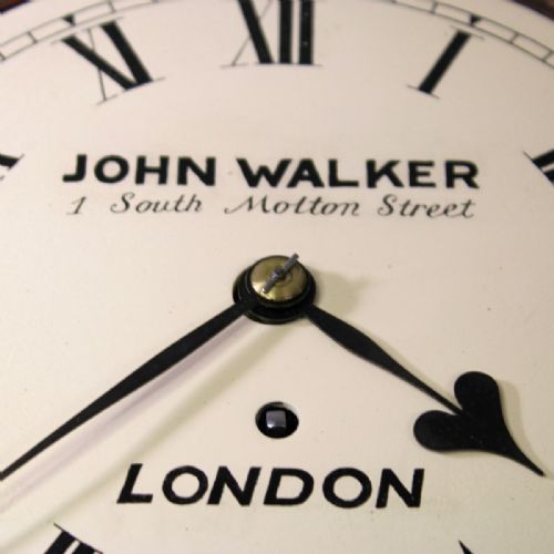 8 INCH DIAL FUSEE WALL CLOCK BY JOHN WALKER LONDONCIRCA 1900 - ADDITIONAL PHOTO 7