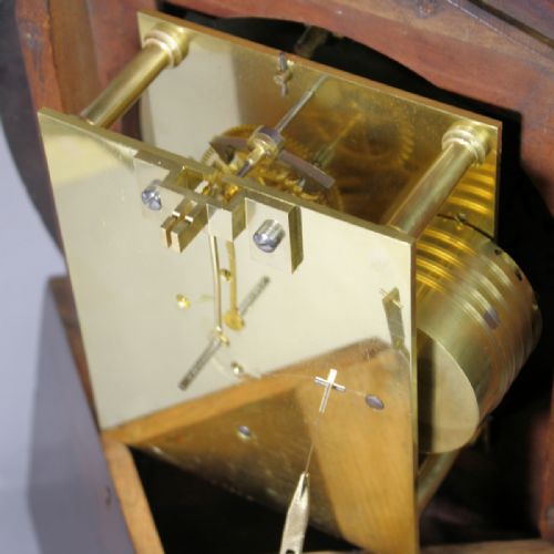 8 INCH DIAL EASTERN RAILWAY FUSEE WALL CLOCK BY JOHN WALKER LONDONCIRCA 1880 - ADDITIONAL PHOTO 4