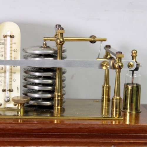 BAROGRAPH IN A 5GLASS MAHOGANY CASE AND RETAILED BY HARRODS OF LONDONCIRCA EARLY 20TH CENTURY - ADDITIONAL PHOTO 5