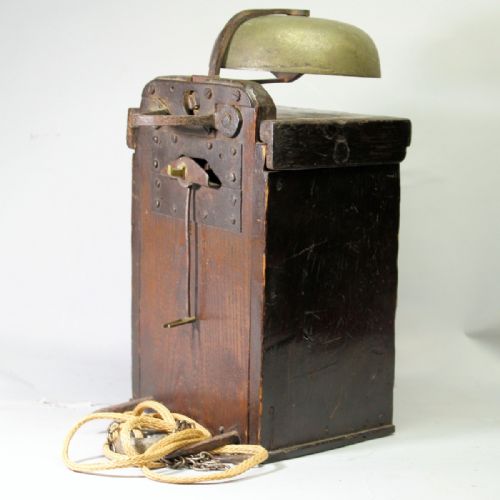 RARE ENGLISH WEIGHT DRIVEN WALL CLOCK WITH ALRUM BY JAMES WOODCIRCA LATE 17TH CENTURY - ADDITIONAL PHOTO 4