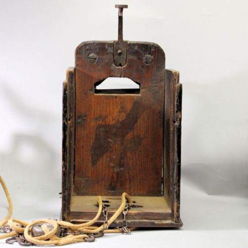 RARE ENGLISH WEIGHT DRIVEN WALL CLOCK WITH ALRUM BY JAMES WOODCIRCA LATE 17TH CENTURY - ADDITIONAL PHOTO 16