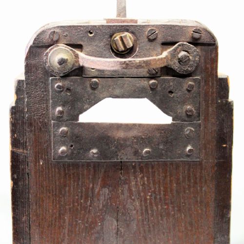 RARE ENGLISH WEIGHT DRIVEN WALL CLOCK WITH ALRUM BY JAMES WOODCIRCA LATE 17TH CENTURY - ADDITIONAL PHOTO 18