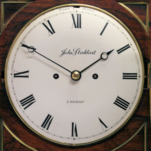 BRACKET CLOCK BY JOHN STODDART LONDON IN A ROSEWOOD CASECIRCA 1840 - ADDITIONAL PHOTO 8