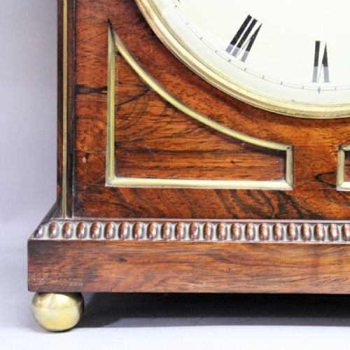 BRACKET CLOCK BY JOHN STODDART LONDON IN A ROSEWOOD CASECIRCA 1840 - ADDITIONAL PHOTO 14