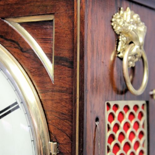 BRACKET CLOCK BY JOHN STODDART LONDON IN A ROSEWOOD CASECIRCA 1840 - ADDITIONAL PHOTO 16