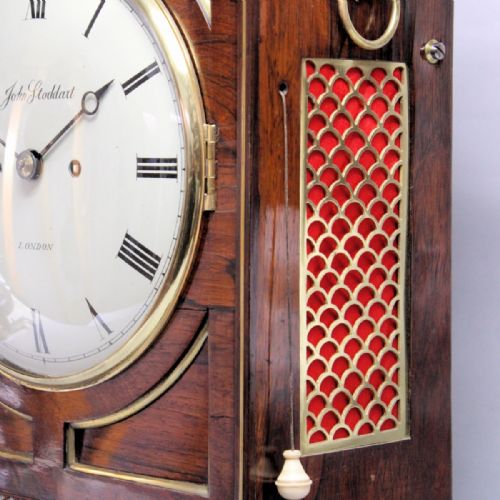 BRACKET CLOCK BY JOHN STODDART LONDON IN A ROSEWOOD CASECIRCA 1840 - ADDITIONAL PHOTO 18