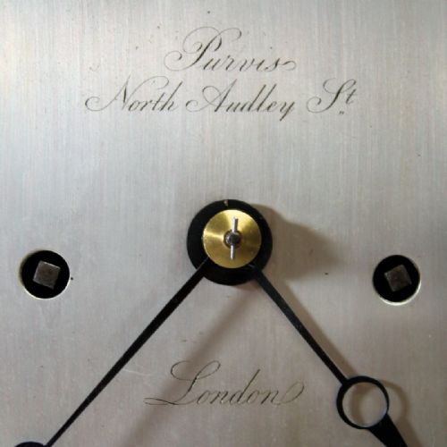 AN EXCEPTIONALLY FINE ROSEWOOD CHAMFER TOP BRACKET CLOCK BY ALEXANDER PURVISCIRCA 1830 - ADDITIONAL PHOTO 11