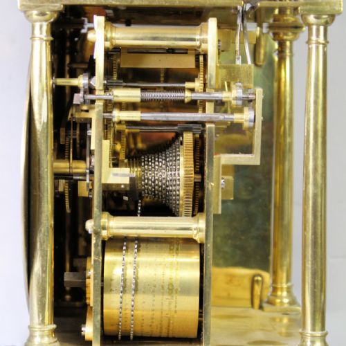 A QUARTER STRIKING HIGH QUALITY 19TH CENTURY FUSEE LANTERN CLOCK BY JOHN WALKERCIRCA 1870 - ADDITIONAL PHOTO 6