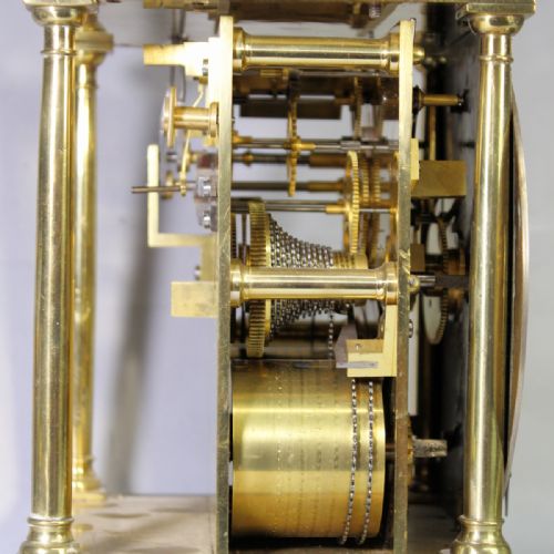 A QUARTER STRIKING HIGH QUALITY 19TH CENTURY FUSEE LANTERN CLOCK BY JOHN WALKERCIRCA 1870 - ADDITIONAL PHOTO 7