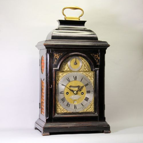 A GOOD AND SLIGHTLY SMALLER QUARTER REPEATING VERGE ESCAPEMENT BRACKET CLOCK BY ANDREW MARCHANT OF LONDONCIRCA 1745 - ADDITIONAL PHOTO 2