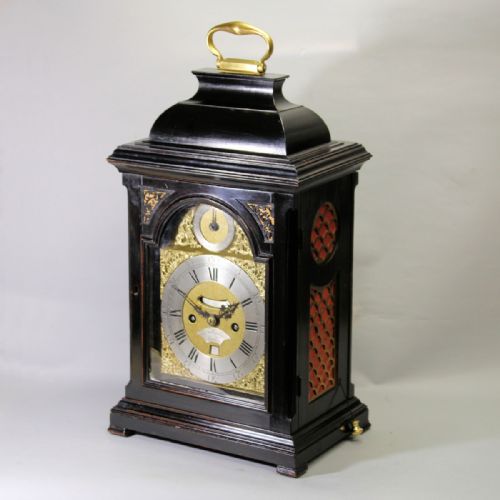 A GOOD AND SLIGHTLY SMALLER QUARTER REPEATING VERGE ESCAPEMENT BRACKET CLOCK BY ANDREW MARCHANT OF LONDONCIRCA 1745 - ADDITIONAL PHOTO 6